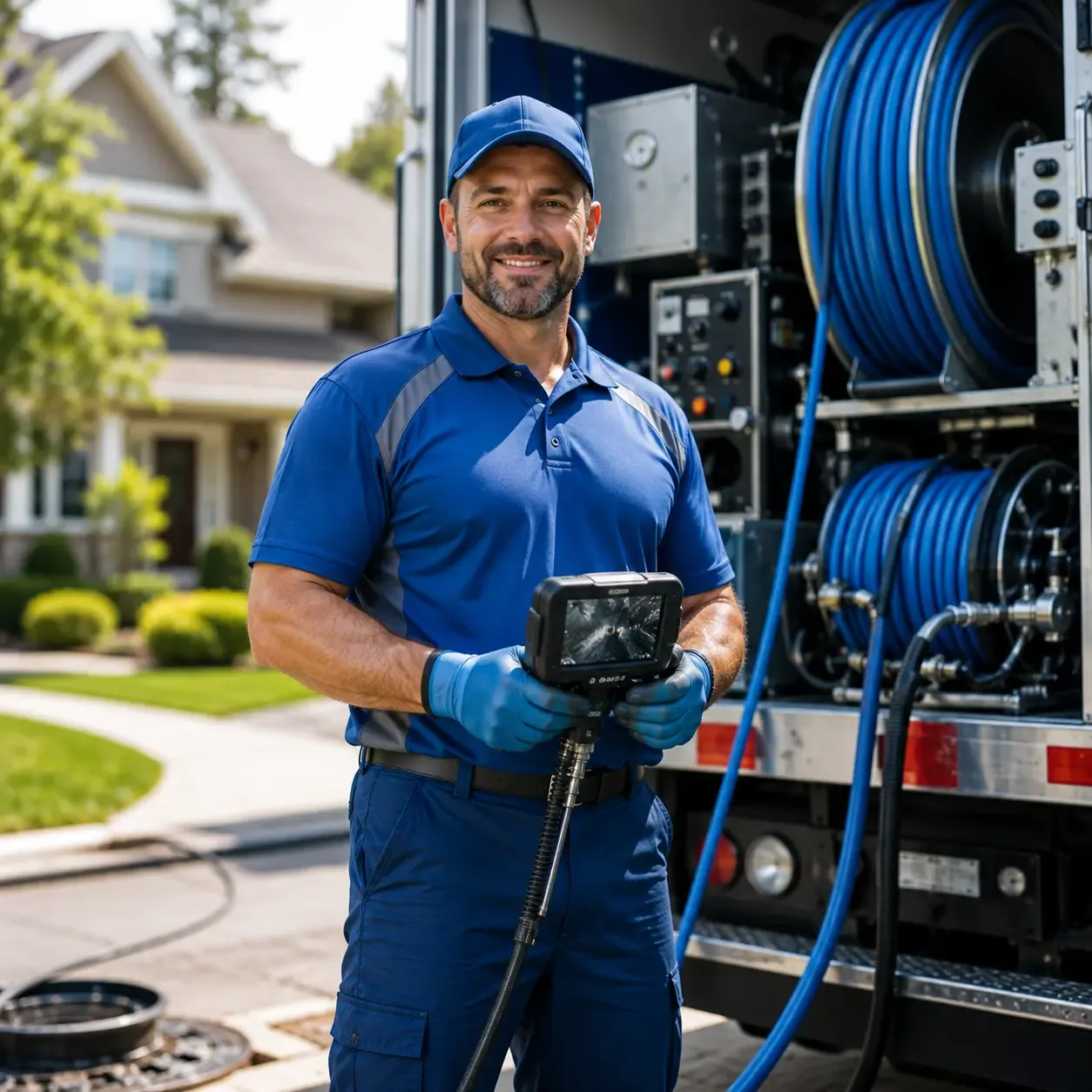 Local outdoor drain cleaning specialists in Helmsburg, IN